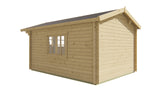 Cabane en rondins - Maison de jardin Pampelune | 34 mm | Bois imprégné de classe rouge