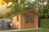 Cabane en rondins - Maison de jardin Peggie | 40 mm | vert imprégné