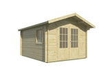 Cabane en rondins - Maison de jardin Peggie | 40 mm | vert imprégné