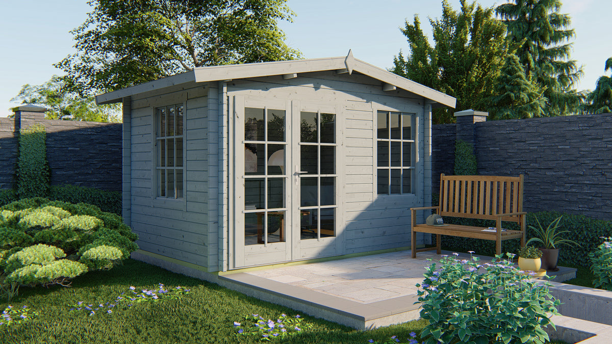 Blockhaus - Gartenhaus Philip | 40mm | Fichte Red Class Holz imprägniert