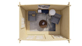 Blockhaus - Gartenhaus Philip | 40mm | Fichte Red Class Holz imprägniert