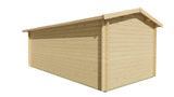 Cabane en rondins - Maison de jardin Rick | 40 mm | Bois imprégné de classe rouge