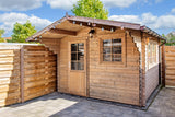 Blokhut - Tuinhuis Riho | 40 mm | vuren Red Class Wood geïmpregneerd