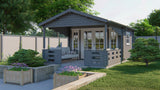 Blokhut - Tuinhuis Sanstrov | 44 mm | vuren Red Class Wood geïmpregneerd