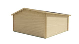 Cabane en rondins - Maison de jardin Salamanque | 34 mm | Bois imprégné de classe rouge