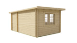 Blockhaus - Gartenhaus Santander | 34mm | Fichte Red Class Holz imprägniert