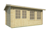 Cabane en rondins - Maison de jardin Shannon | 40 mm | miel jaune imprégné