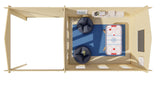 Cabane en rondins - Maison de jardin Skeg | 44 mm | Bois imprégné de classe rouge