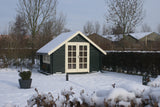 Blockhaus - Gartenhaus Skov | 28mm | Fichte grau imprägniert