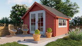 Blockhaus - Gartenhaus Skov | 28mm | Fichte grau imprägniert