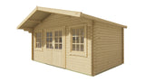 Blokhut - Tuinhuis Skyler | 28 mm | vuren Red Class Wood geïmpregneerd