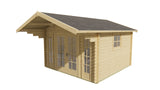 Blockhaus - Gartenhaus Sören | 44mm | Fichte Red Class Holz imprägniert