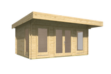 Blockhaus - Gartenhaus Yorick | 44mm | Fichte honiggelb imprägniert