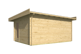 Blockhaus - Gartenhaus Yorick | 44mm | Fichte honiggelb imprägniert