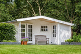 Blokhut - Tuinhuis Wolfgang | 44 mm | vuren Red Class Wood geïmpregneerd