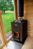 Houtkachel Harvia Linear 18 compact (incl. 2 dozen saunastenen)