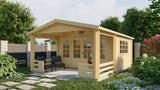 Blockhütte - Gartenhaus Ipswich | 58mm | Fichte Red Class Holz imprägniert
