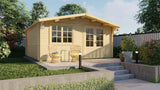 Cabane en rondins - Maison de jardin Salamanque | 34 mm | Bois imprégné de classe rouge