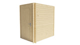 Toilettenset für Blockhütten, groß | 28 mm | unbehandelt