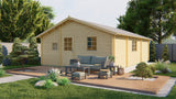 Blokhut - Tuinhuis Malaga | 44 mm | Red Class Wood geïmpregneerd