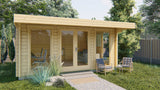 Blockbohlenhaus - Gartenhaus Mia | 70 mm | Red Class Holz imprägniert