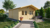 Blockhaus - Gartenhaus Niedersachsen | 70mm | Fichtengrün imprägniert