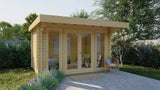 Cabane en rondins - Maison de jardin Whitegate | 70 mm | Bois imprégné de classe rouge