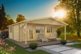 Blokhut - Tuinhuis Jackson | 70 mm | Red Class Wood geïmpregneerd