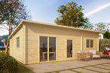 Blockhaus - Gartenhaus Las Palmas | 44 mm | Red Class Holz imprägniert