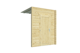 Blockhütte - Gartenhaus Toiletten-/Duschset XXXL | 70 mm | unbehandelt
