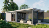 Blockhaus - Gartenhaus Casper | 58mm | Fichtengrün imprägniert