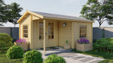 Blockhaus - Gartenhaus Johan | 34mm | Fichte honiggelb imprägniert
