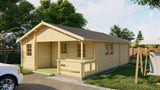 Blockhaus - Gartenhaus Kay | 70mm | Fichte Red Class Holz imprägniert
