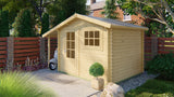 Blockhaus - Gartenhaus Lars | 28mm | Fichtengrün imprägniert