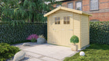 Cabane en rondins - Maison de jardin Malva | 19 mm | vert pin imprégné