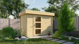 Blockhaus - Gartenhaus Novalie | 19mm | Fichte braun imprägniert