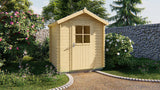 Cabane en rondins - Maison de jardin Richard | 28 mm | miel de feu imprégné de jaune
