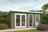 Blockhaus - Gartenhaus Annabel | 40mm | Fichte braun imprägniert