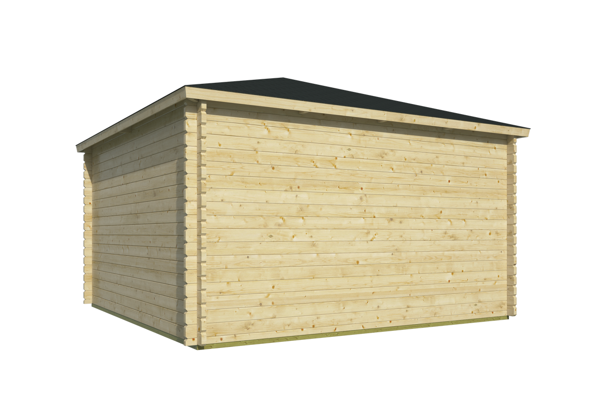 Blockhaus - Gartenhaus Lotte | 44mm | Fichte Red Class Holz imprägniert