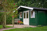 Cabane en rondins - Maison de jardin Pavel | 44 mm | pin brun imprégné