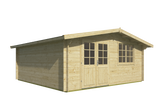 Blockhütte - Gartenhaus Toledo | 34mm | Fichte Red Class Holz imprägniert