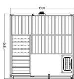 Sauna intérieur Famille L