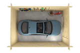Garage Marketta | 44mm | Fichte honiggelb imprägniert