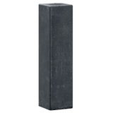 Socle en béton Berton© 14,0 x 14,0 x 60,0 cm, anthracite, douille M16, petit biseau