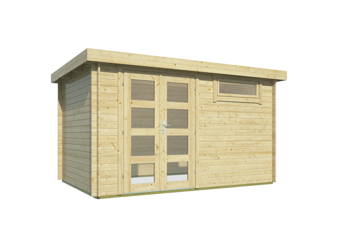 Blockhaus - Gartenhaus Ulmod | 28 mm | unbehandelt