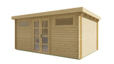 Blockhaus - Gartenhaus Zerja | 28 mm | Red Class Holz imprägniert