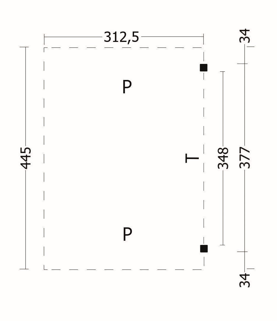 Hamar XL Uitbreidingsset Douglas Gedroogd