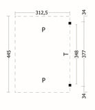 Hamar XL Uitbreidingsset Douglas Gedroogd