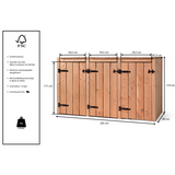 Container ombouw Eva | 3 kliko's