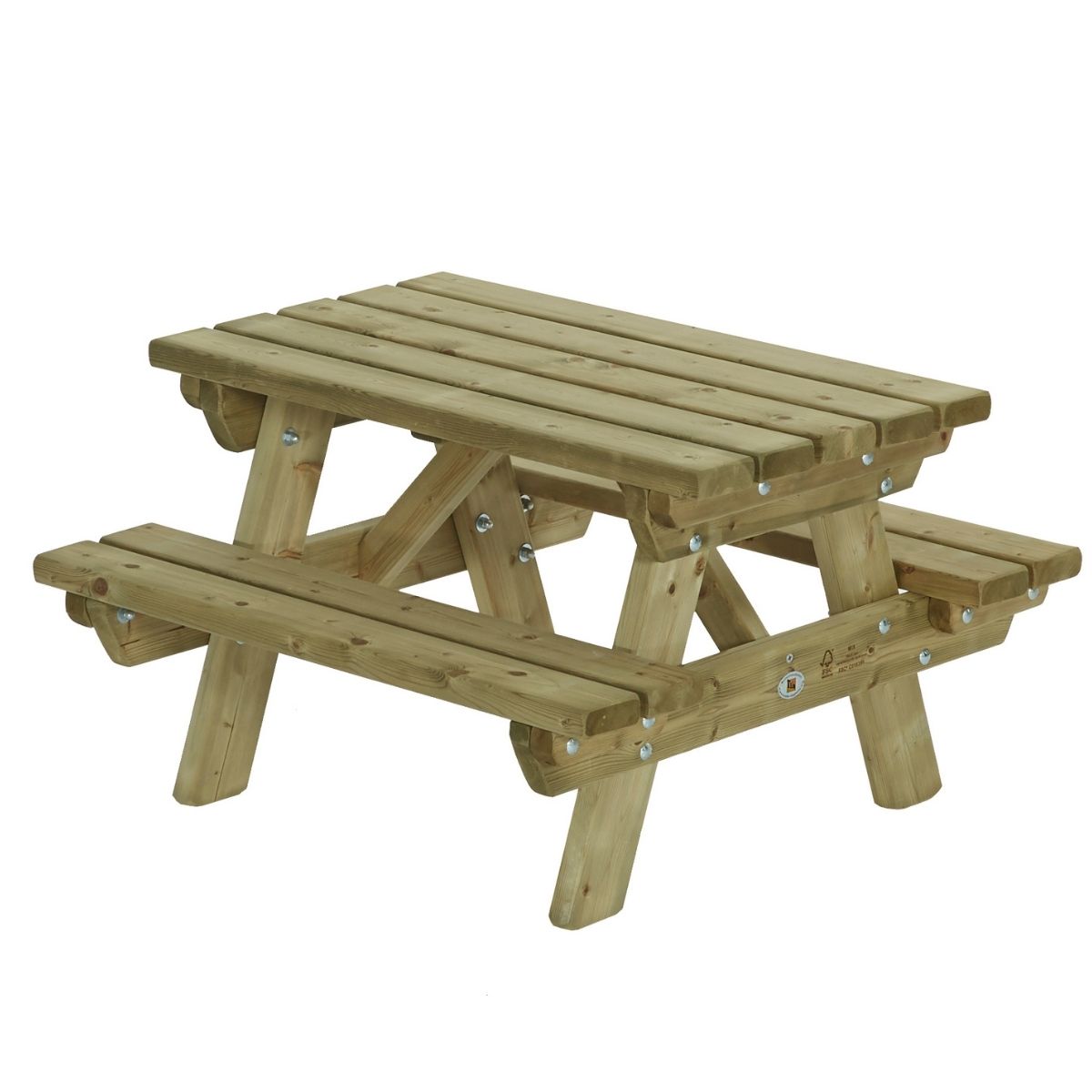picknick tafel voor kinderen van hout voor in tuin 